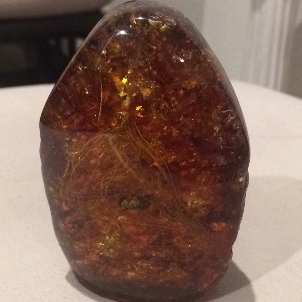 Large Amber with insect/branch inclusion